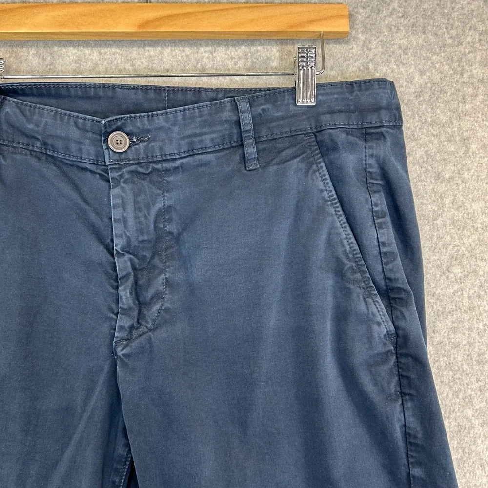 AG Adriano Goldschmied Navy Blue Chino‎ Shorts Slim Golf Summer Mens 34 x 8